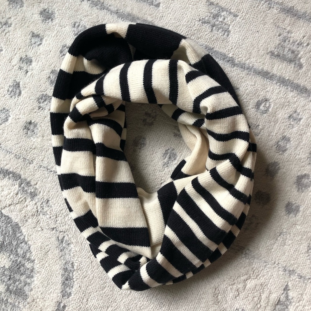 Kate Spade Striped Infinity Scarf